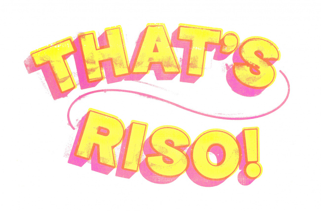 That's RISO! Logo