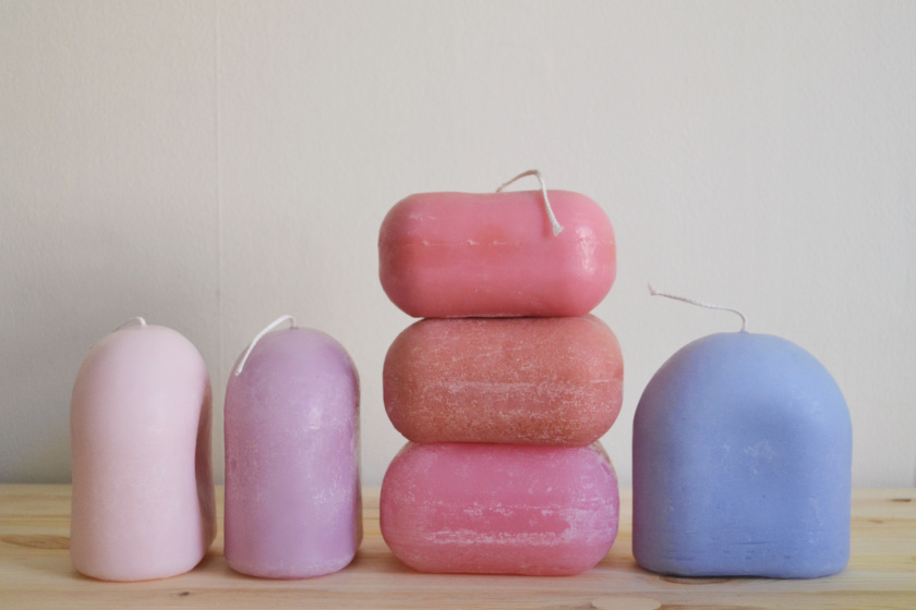 Recycled candles from Malmö's restaurants and cafés cast into a new form.