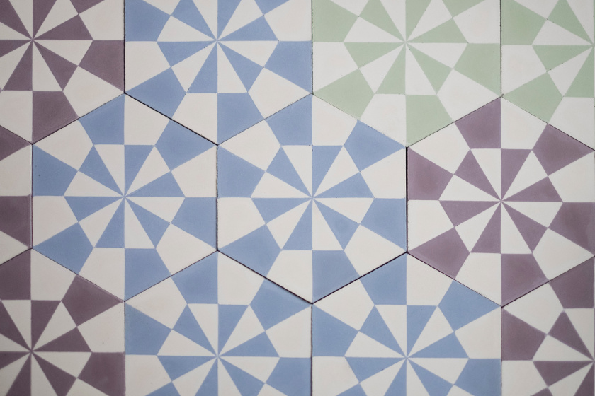 Cement tile pattern Bistro. Design by Martin Björnson.