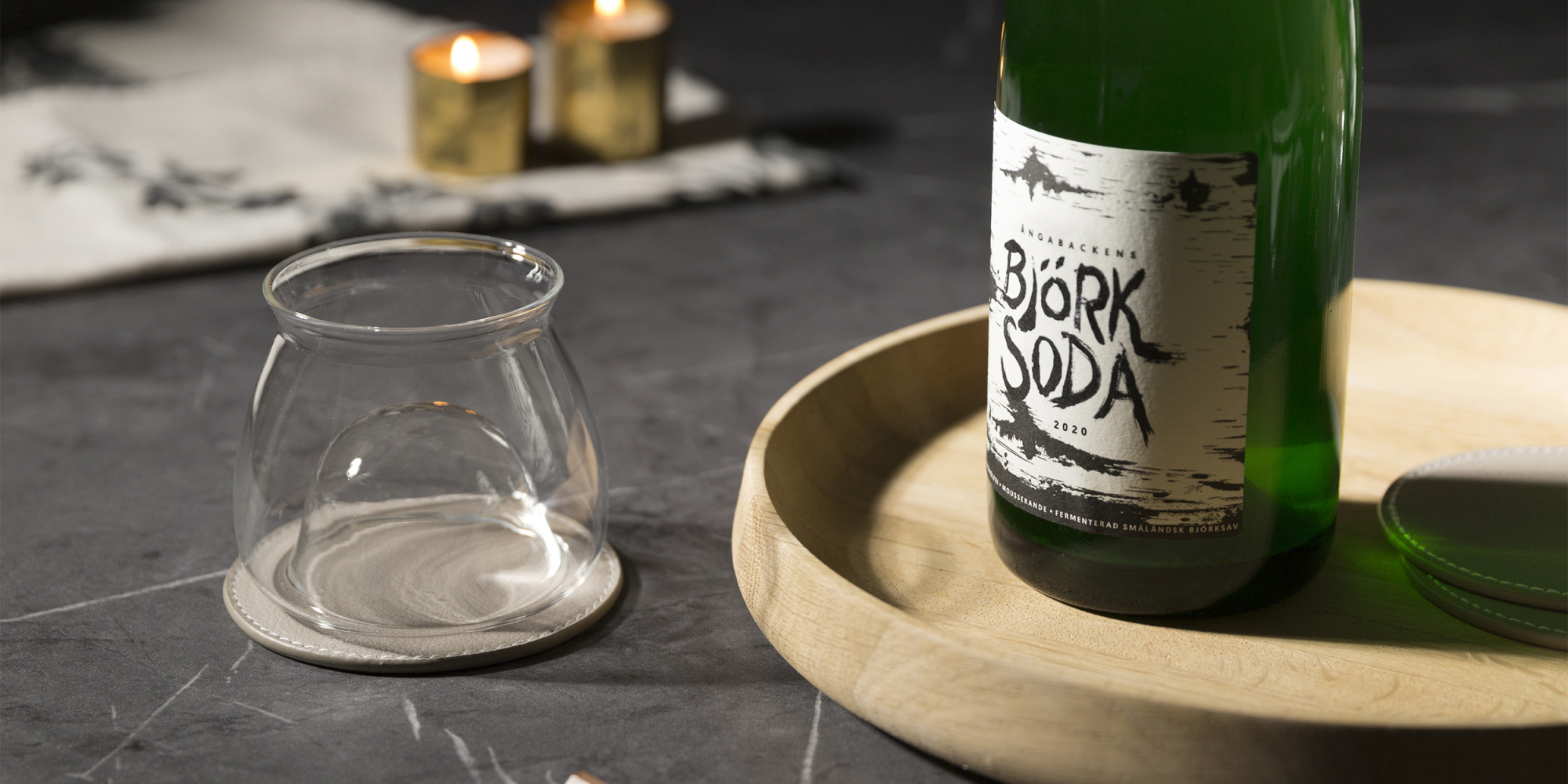Björksoda with Halo glass by NMASA Design.